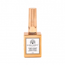 Top Coat Matte Velvet, Global Fashion, fara Strat Lipicios, 15 ml, Transparent