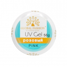 Gel modelare Unghii Global Fashion 56g, Pink