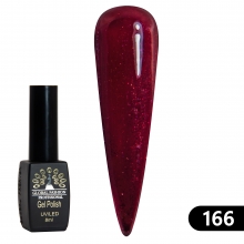 Oja Semipermanenta Global Fashion Black Elite 8 ml, 166