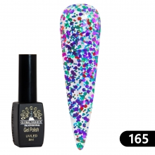 Oja Semipermanenta Global Fashion Black Elite 8 ml, 165