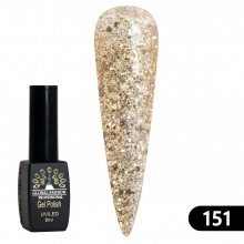 Oja Semipermanenta Global Fashion Black Elite 8 ml, 151