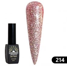 Oja Semipermanenta Global Fashion Black Elite 8 ml, 214