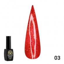 Oja Semipermanenta Shine Spectrum Red, 8 ml, 03