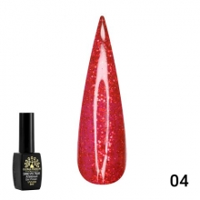 Oja Semipermanenta Shine Spectrum Red, 8 ml, 04