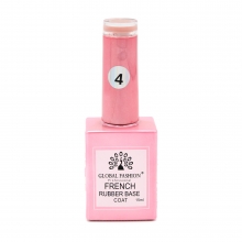 Rubber Base Coat French, Global Fashion, 15 ml, Nude 04