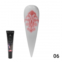 Gel Vopsea pentru Pictura Chinezeasca si stamping cu shimmer 8 ml, Painting Stamping 06