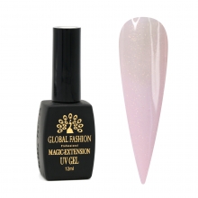 Gel Constructie Unghii cu Sclipici Magic Extension 12 ml, Roz G03