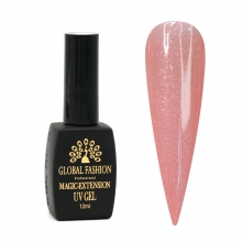 Gel Constructie Unghii cu Sclipici Magic Extension 12 ml, Roz G11