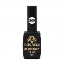 Gel Constructie Unghii cu Sclipici Magic Extension 12 ml, Roz G09