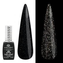 Top Coat Disco Silver, fara Strat Lipicios, 12 ml