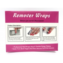 Folie Aluminiu cu Vata pentru Remover, 50 buc