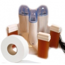 Kit Epilare cu incalzitor triplu, 3 rezerve si o rola - 1